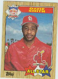 1987 Topps Baseball Cards      598     Ozzie Smith AS